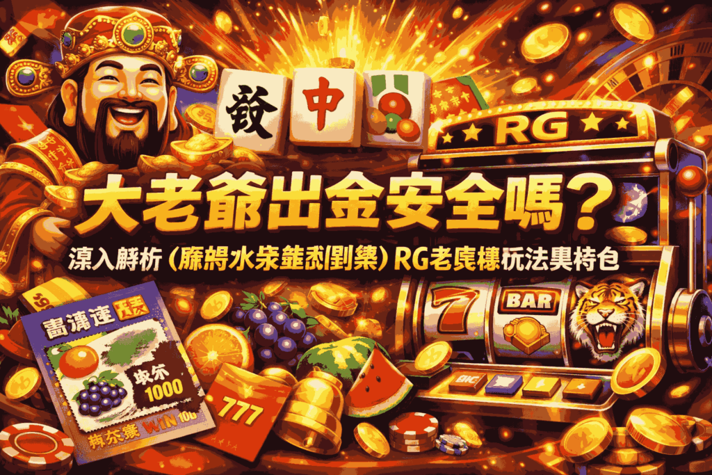 大老爺出金安全嗎？深入解析《麻將水果盤刮刮樂》RG老虎機玩法與特色